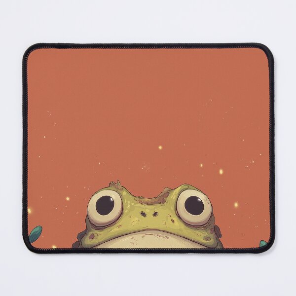 Item preview, Frog poking its head out designed and sold by TaverneKuna.