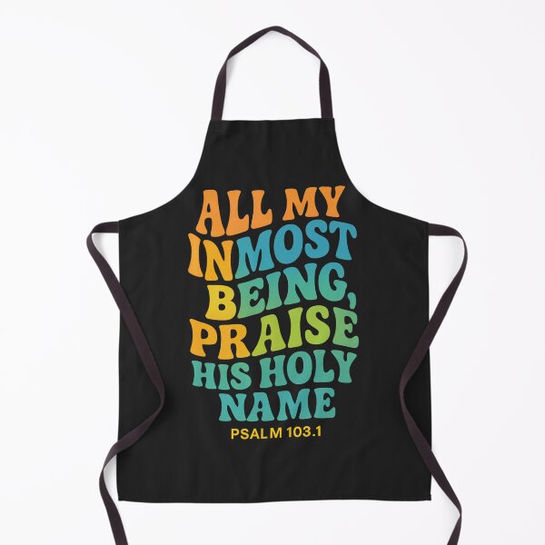 Item preview, Praise in Full Color: Retro Psalm 103:1 Typography for Soulful Expression designed and sold by TheWORDZ.