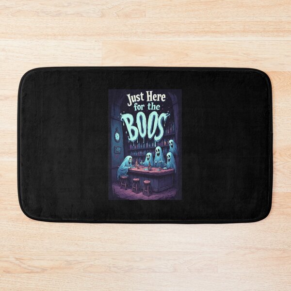 Item preview, Just Here for the Boos – Funny Halloween Ghost & Drinks Design designed and sold by Mark Mentzer.