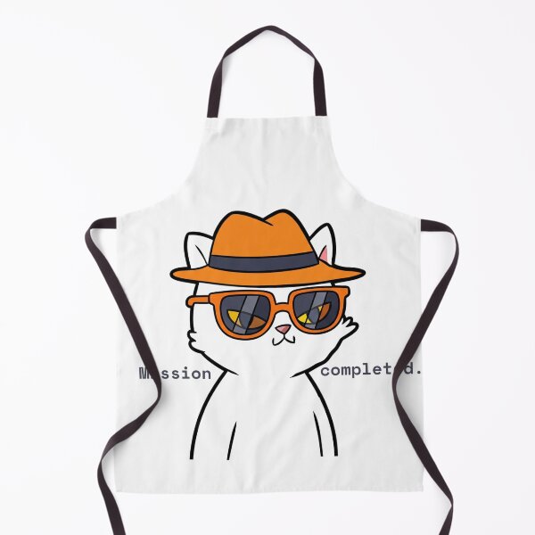 Item preview, Cool Cat with Sunglasses "Mission Completed"  designed and sold by MiraDesignCo.