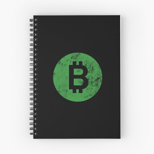 Item preview, Bitcoin Green Color Logo - Vintage Grunge designed and sold by CyberRex.