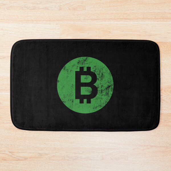 Item preview, Bitcoin Green Color Logo - Vintage Grunge designed and sold by CyberRex.