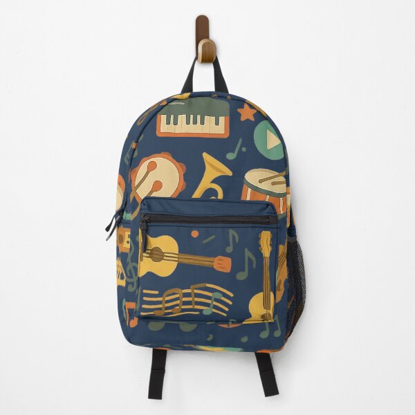 Item preview, Back to School Music – Cute Instruments and Notes Doodle Art designed and sold by SnapLabDesigns.