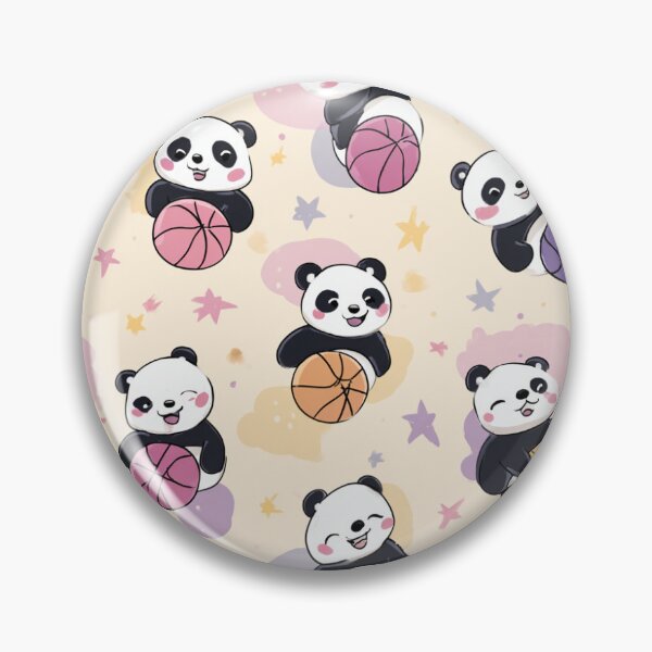 Item preview, Panda Basketball Team designed and sold by Kawaii Patterns | Chubby Animals & Cute Ghosts.