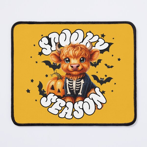 Item preview, Spooky Season Highland Cow – Cute Halloween Design designed and sold by StickifyArt.