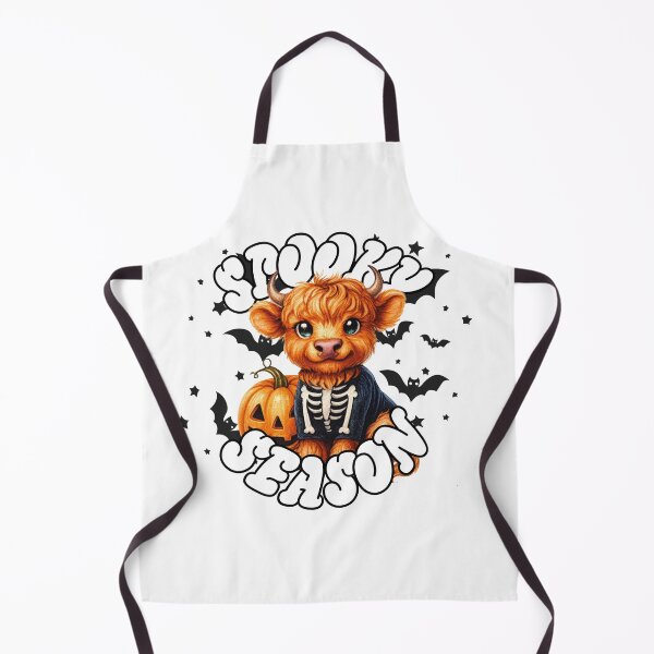 Item preview, Spooky Season Highland Cow – Cute Halloween Design designed and sold by StickifyArt.