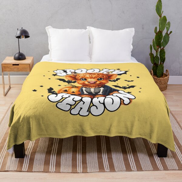 Item preview, Spooky Season Highland Cow – Cute Halloween Design designed and sold by StickifyArt.