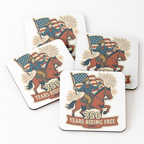 Item preview, 250th Anniversary of the USA - “250 Years Riding Free” designed and sold by Collins Design.