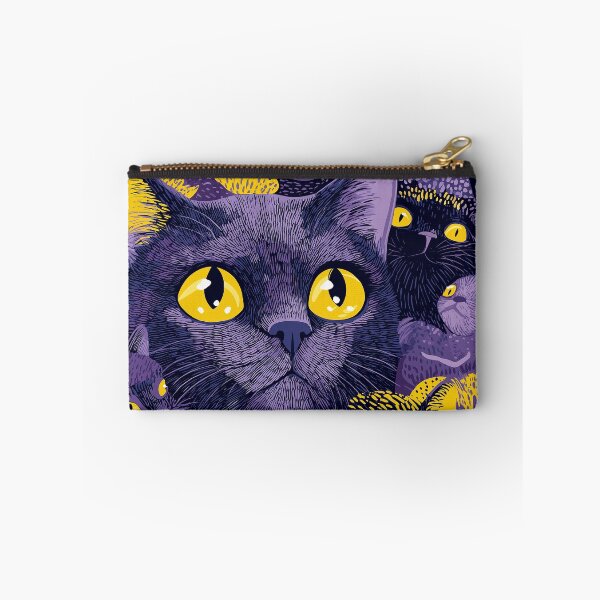 Item preview, Cute purple cats designed and sold by TaverneKuna.
