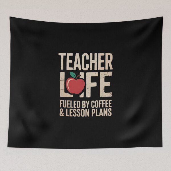 Item preview, Teacher Life – Fueled by Coffee & Lesson Plans designed and sold by Enea Kelo.