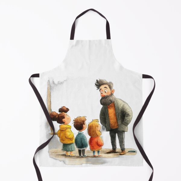 Item preview, Cute Teacher and Kids  designed and sold by Jonaree Art Design.