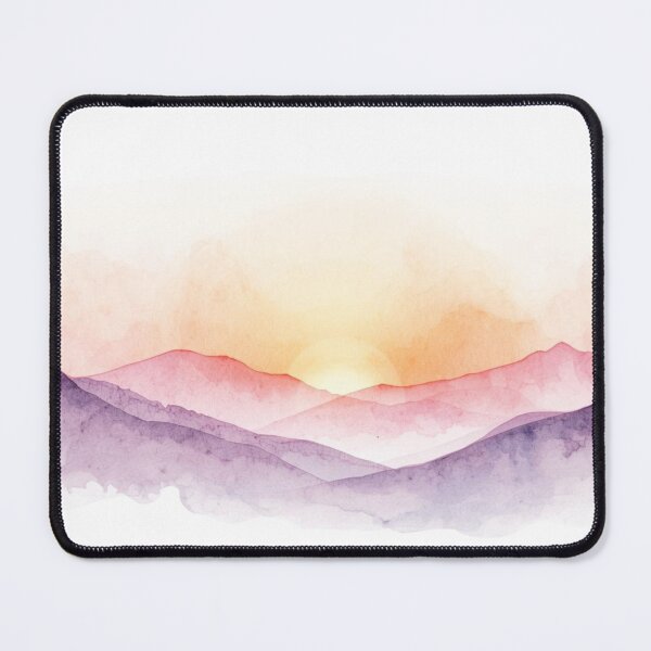Item preview, Nature watercolor sunset designed and sold by ORALIS.
