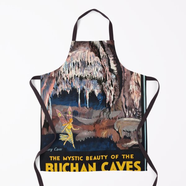 Item preview, Discover the Mystic Beauty of Buchan Caves | Vintage Travel Poster | Fairy Cave Art Print | Early 20th Century Style | Australia designed and sold by artofuniverse.