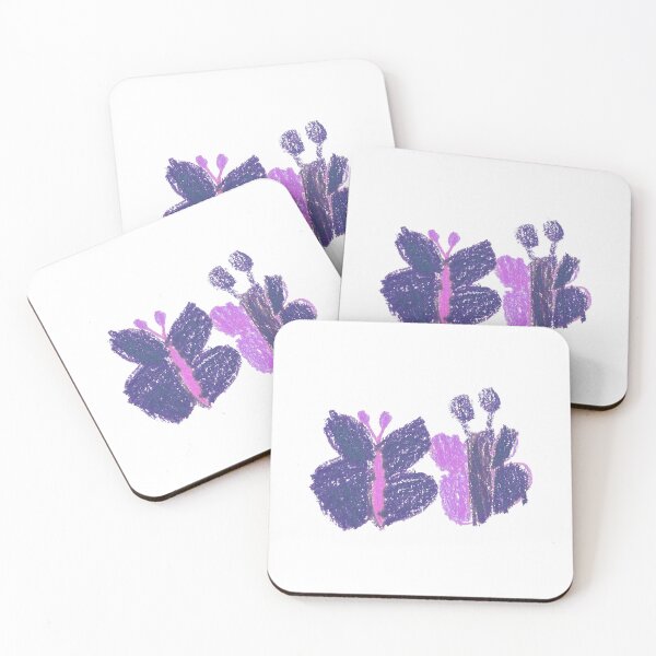 Item preview, FD 0004 E - Butterfly Crayon Pattern - Large designed and sold by o finding Studio.
