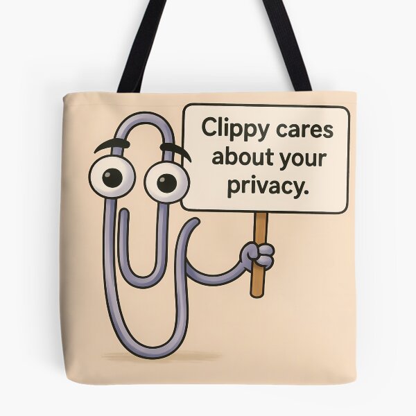 Item preview, Clippy the Privacy Advocate #2 designed and sold by Cyberpunk Dystopias & SciFi.