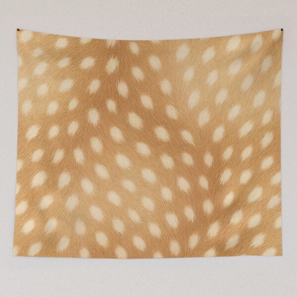 Item preview, Cozy Kiss Deer Blanket – Warm Deer Fur Pattern for Home Decor designed and sold by MAGICKEY2024.
