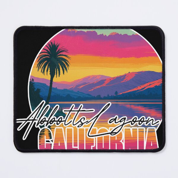 Item preview, Abbotts Lagoon, Marin County, California, Lake sunset designed and sold by Wanderful-roads.