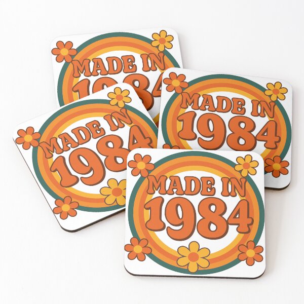 Item preview, Retro 84s Birthday Design designed and sold by Drevorezkin.