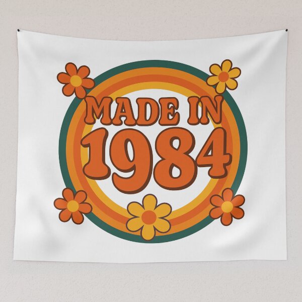 Item preview, Retro 84s Birthday Design designed and sold by Drevorezkin.
