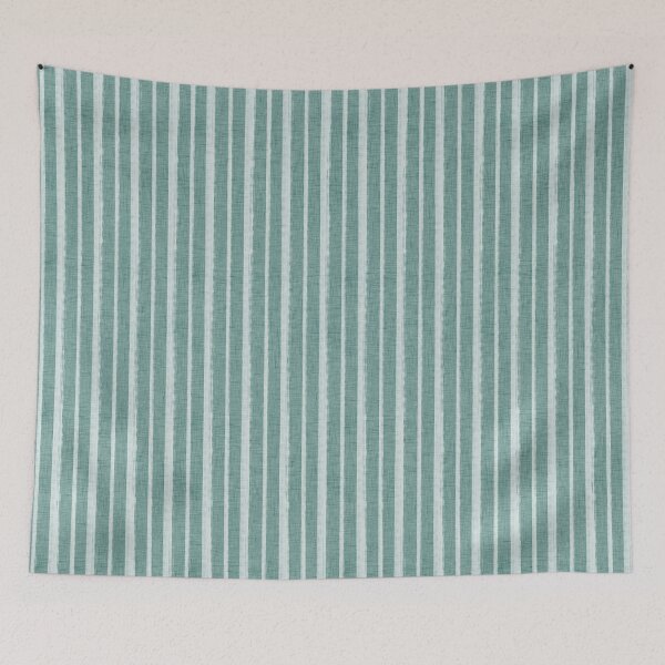 Item preview, Brushstroke Stripes On Textured Teal Blue designed and sold by QuestingPixel.