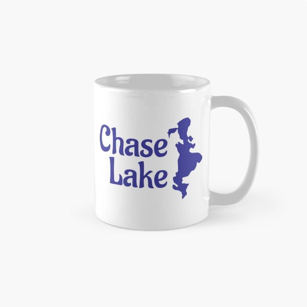 Item preview, Chase Lake - Blue Outline of Adirondack Lake designed and sold by YonderAndBeyond.
