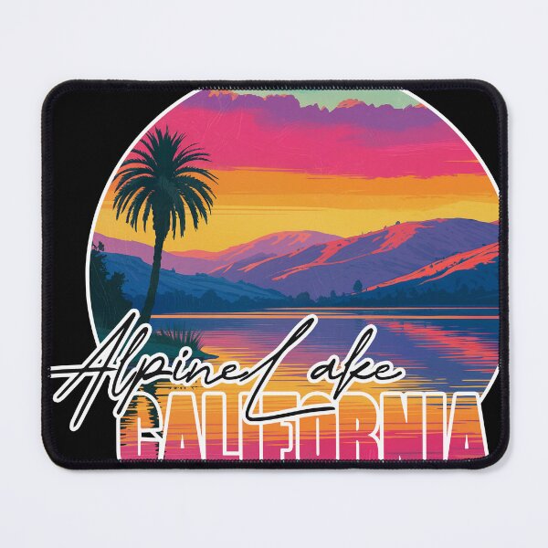 Item preview, Alpine Lake, Marin County, California, Lake sunset designed and sold by Wanderful-roads.