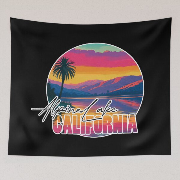 Item preview, Alpine Lake, Marin County, California, Lake sunset designed and sold by Wanderful-roads.