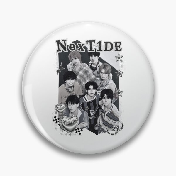 Item preview, NexT1DE NT1 Debut Global Boy Group Black and White Collage Digital Art Portrait designed and sold by AJUNICE STUDIO.
