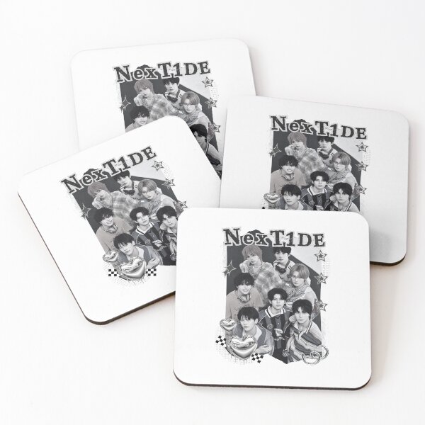 Item preview, NexT1DE NT1 Debut Global Boy Group Black and White Collage Digital Art Portrait designed and sold by AJUNICE STUDIO.