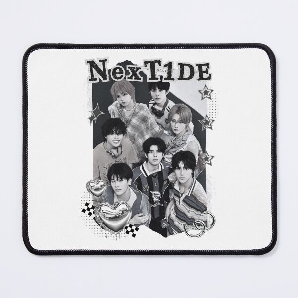 Item preview, NexT1DE NT1 Debut Global Boy Group Black and White Collage Digital Art Portrait designed and sold by AJUNICE STUDIO.