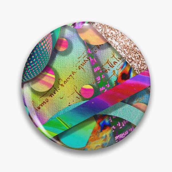 Item preview, colorful collage of curious textures 7 designed and sold by chambergambit.