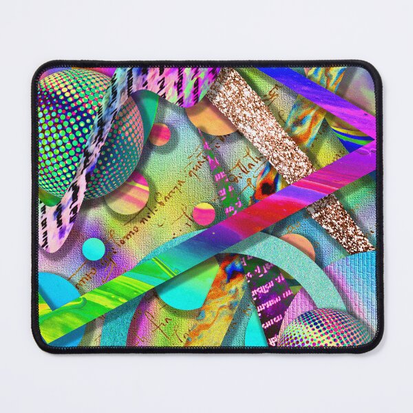 Item preview, colorful collage of curious textures 7 designed and sold by chambergambit.