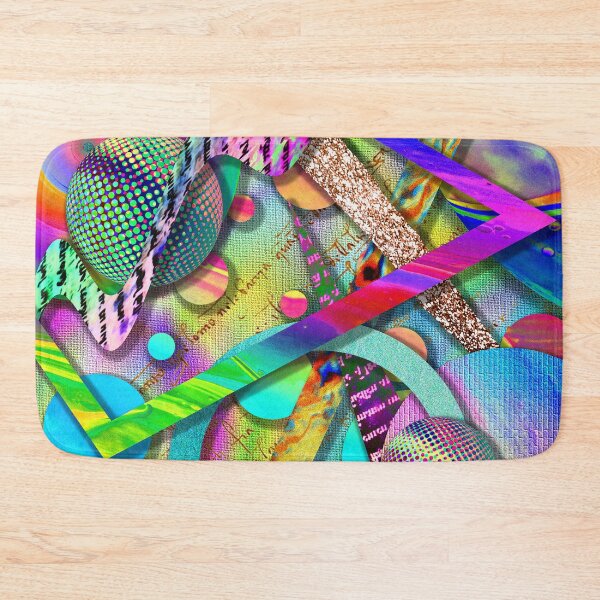 Item preview, colorful collage of curious textures 7 designed and sold by chambergambit.
