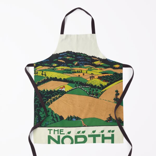 Item preview, Vintage Travel Poster | 1915 North Downs Railway Art | Early 20th Century Graphic Design | Art Nouveau Style | England Tourism designed and sold by artofuniverse.