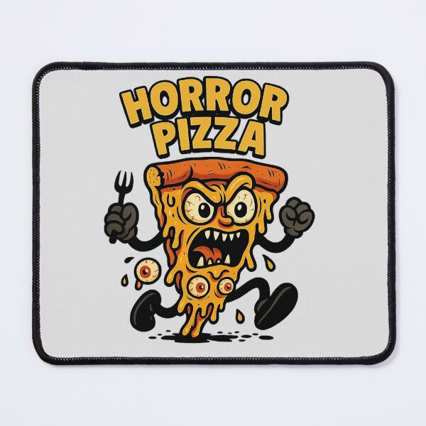 Item preview, Horror Pizza – Spooky Halloween Fast Food Monster Art designed and sold by SnapLabDesigns.
