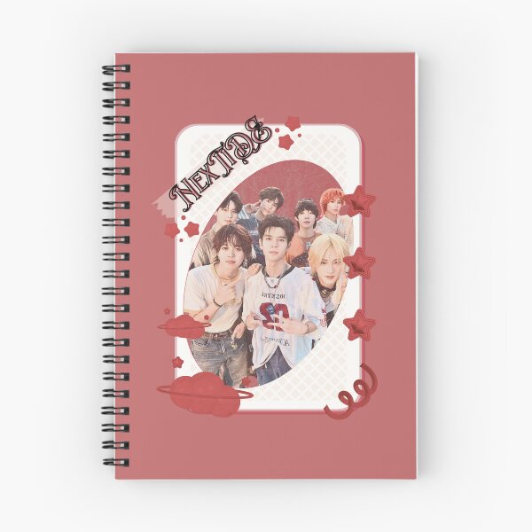 Item preview, NexT1DE NT1 Debut Global Boy Group Card Red Aesthetic Collage Design designed and sold by AJUNICE STUDIO.