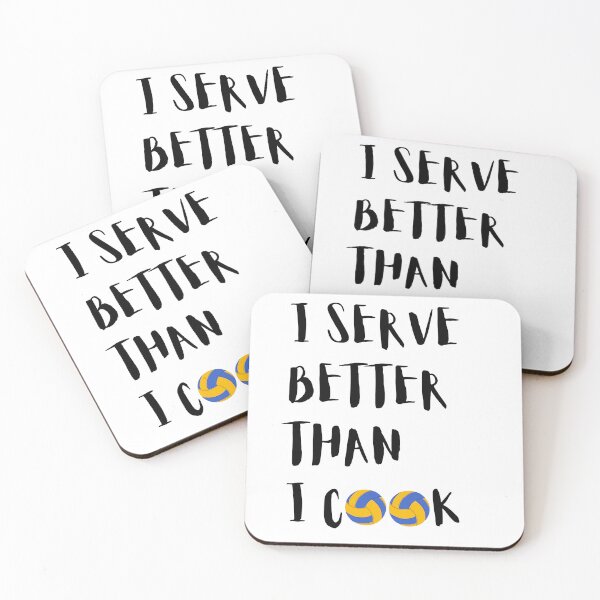 Item preview, Design "I serve better than I cook" for beach volleyball designed and sold by AREYA Beach Sportswear.
