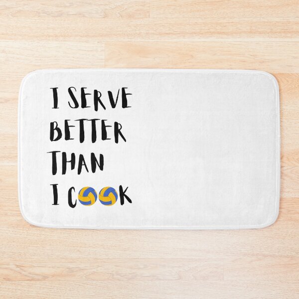 Item preview, Design "I serve better than I cook" for beach volleyball designed and sold by AREYA Beach Sportswear.