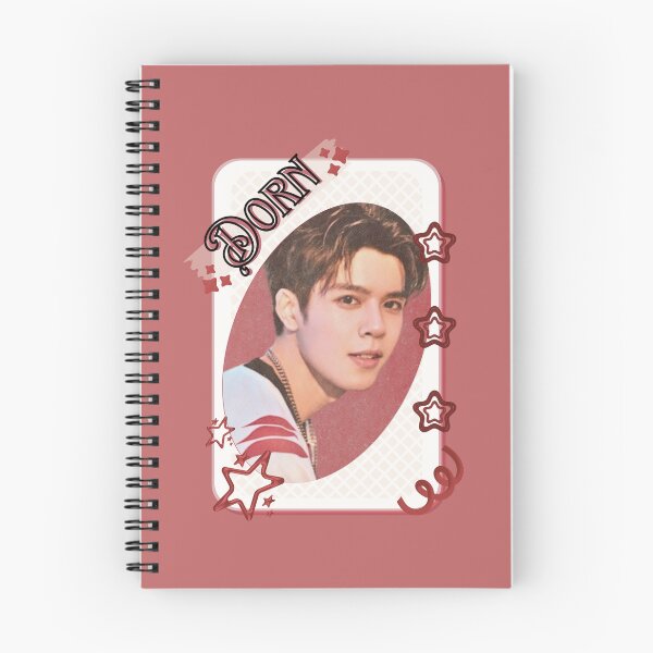 Item preview, NexT1DE NT1 Dorn Debut Global Boy Group Card Red Aesthetic Collage Design designed and sold by AJUNICE STUDIO.