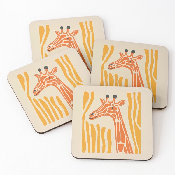 Item preview, A modern abstract design of a giraffe with geometric shapes. designed and sold by HEMRO.
