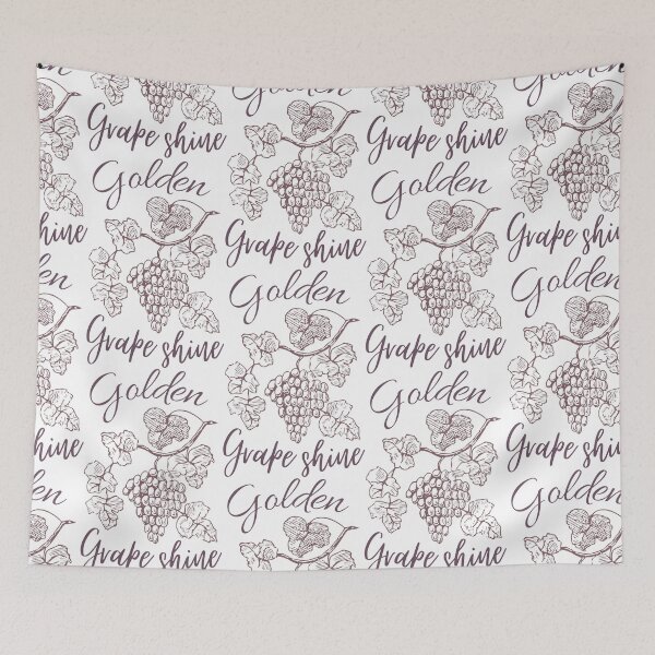 Item preview, Brown Grapes with Rustic Touch designed and sold by SplashTastic.