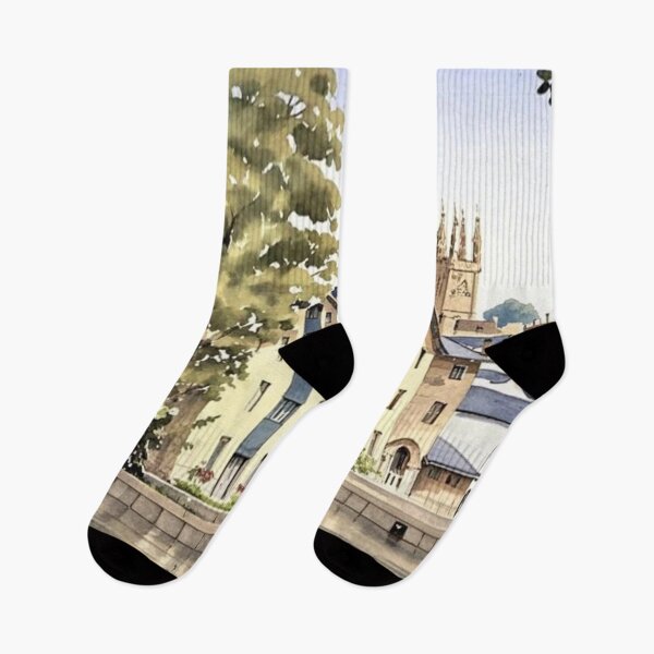 Item preview, Across the river to Totnes2（watercolour + AI） designed and sold by artsmeow.