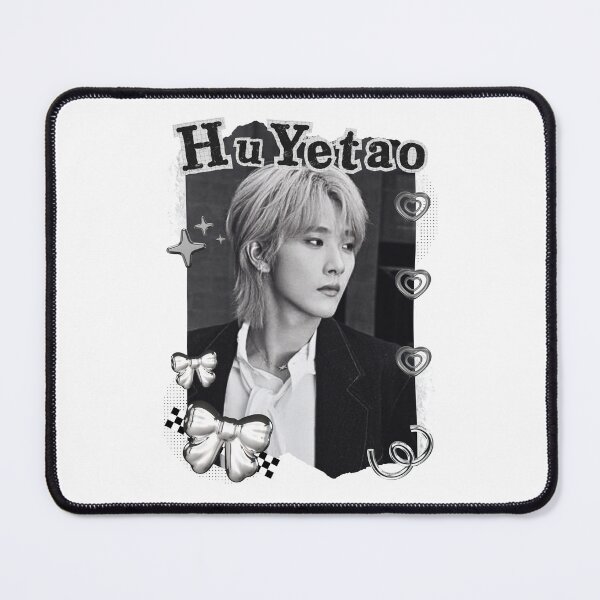 Item preview, NexT1DE NT1 Hu Yetao Debut Global Boy Group Black and White Collage Digital Art Portrait designed and sold by AJUNICE STUDIO.