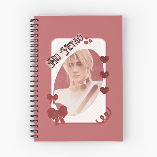 Item preview, NexT1DE NT1 Hu Yetao Debut Global Boy Group Card Red Aesthetic Collage Design designed and sold by AJUNICE STUDIO.