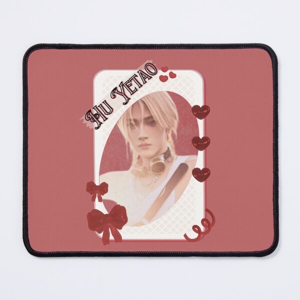 Item preview, NexT1DE NT1 Hu Yetao Debut Global Boy Group Card Red Aesthetic Collage Design designed and sold by AJUNICE STUDIO.