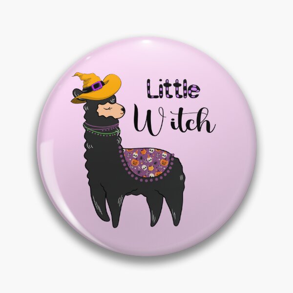 Item preview, Little Witch Llama designed and sold by NettiesWallArt.