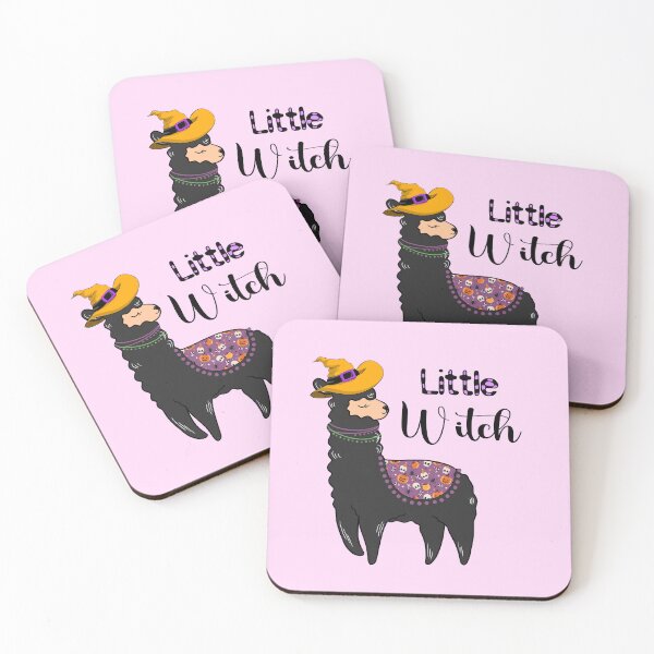 Item preview, Little Witch Llama designed and sold by NettiesWallArt.