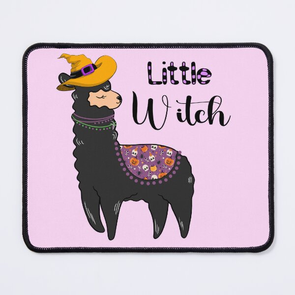 Item preview, Little Witch Llama designed and sold by NettiesWallArt.