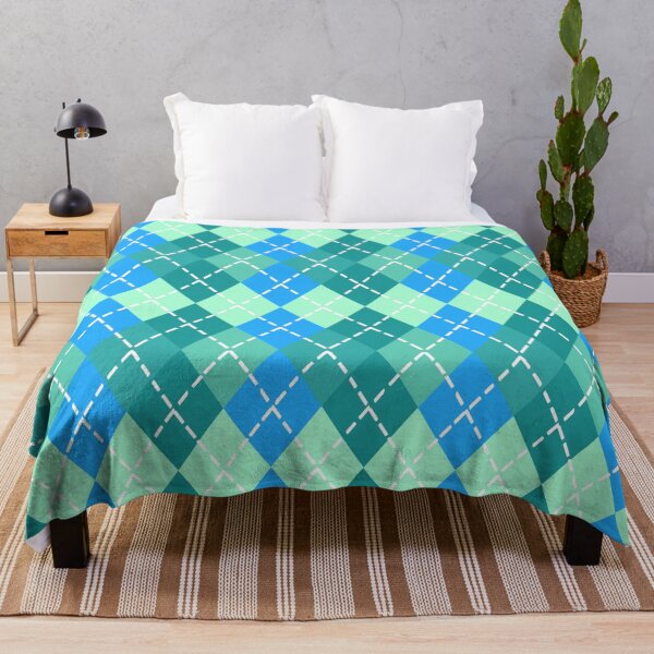 Item preview, Pastel Blues Greens Argyle Seamless Repeat designed and sold by Sharon Schwalbe.