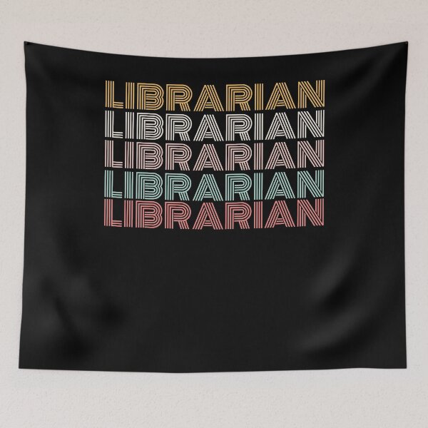 Item preview, Cute retro Librarian Library Worker Reading Books Book Lover designed and sold by snowry.